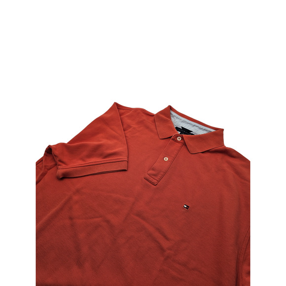Tommy Hilfiger Men's Orange Golf Polo Size XL‎ - Picture 1 of 4